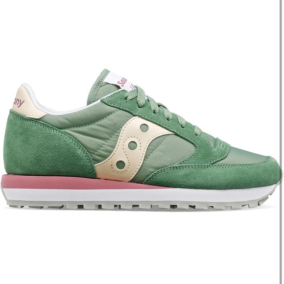 EUC Saucony Women's Green Jazz Sneakers Size 8 - Picture 6 of 11